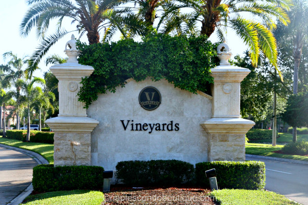 Vineyards Real Estate Naples Real Estate for sale